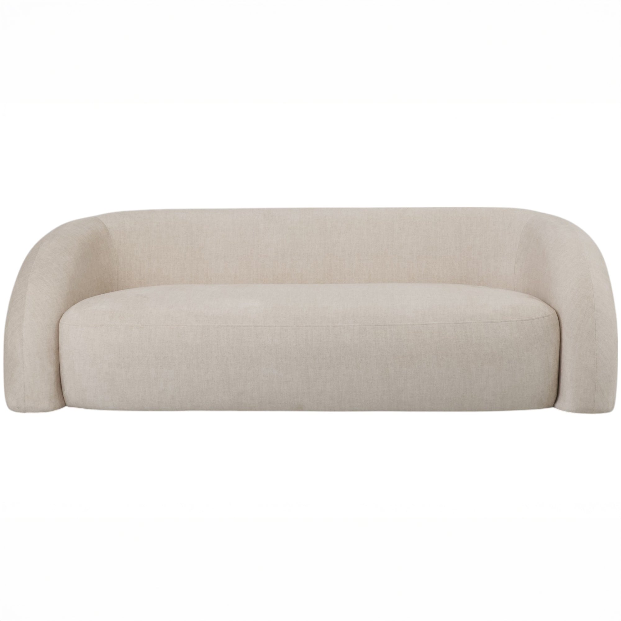 Casa Curved Cream Sofa | 2 Seater